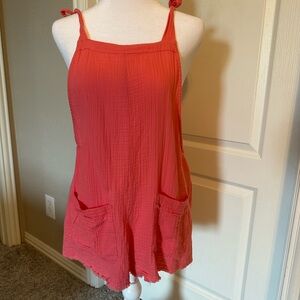Billabong Coral Textured Romper